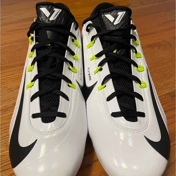 Size 15- Nike Vapor Carbon 2014 Elite Men's Football Cleats Style 631425-100. - Picture 6 of 12